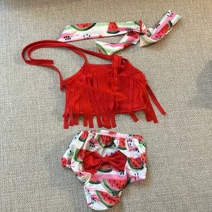 Baby girls 3 piece swimsuit